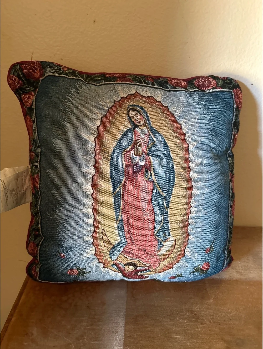 Our Lady of Guadalupe Decorative Pillow 18x18